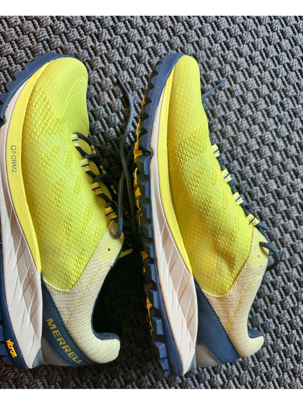 Merrell  Antorra  Yellow Lightweight hiking/trail running Shoes size 10 new - Picture 2 of 4